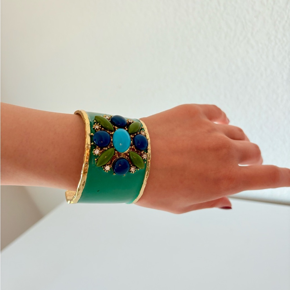 Banana Republic - Blue Gold Cuff Bracelet